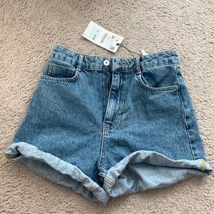 Zara Blue Jean Shorts